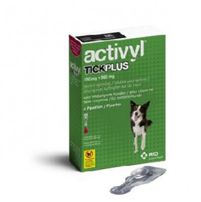 ACTIVYL Tickplus 4P.2ml10-20Kg