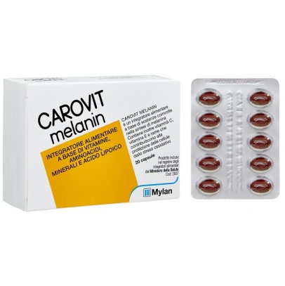 CAROVIT MELANIN S/BETACAR 20PR