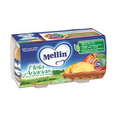 MELLIN OMOG MELA/ANANAS 2X100G