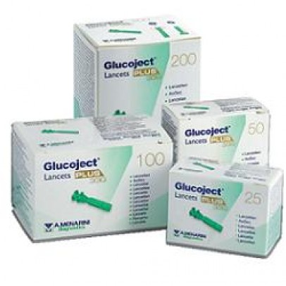 GLUCOJECT LANCETS PLUS G33 25P