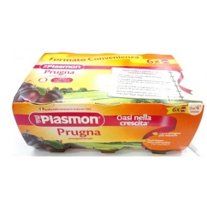 PLASMON OMOG PRUGNA 6X104G