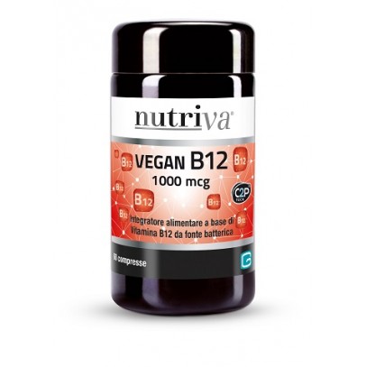 NUTRIVA VEGAN B12 60CPR 1000MC