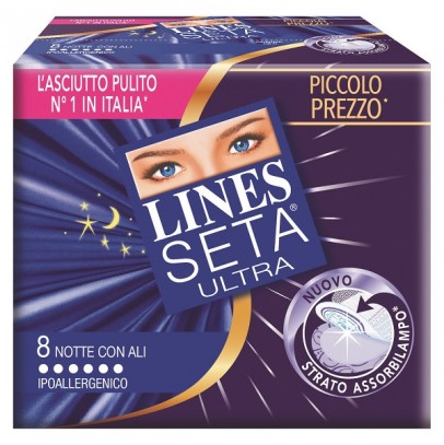 LINES SETA ULTRA NOTTE ALI 10P